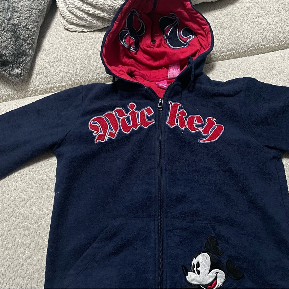Mickey Mouse Navy Blue Hoodie